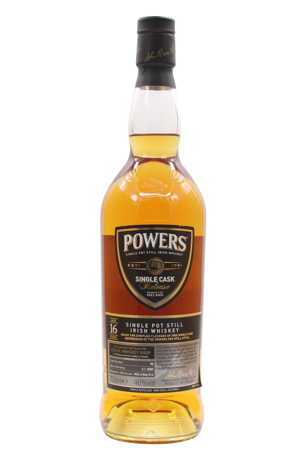 Powers 16 Year Old 2000 Single Cask Release Celtic Whiskey Shop