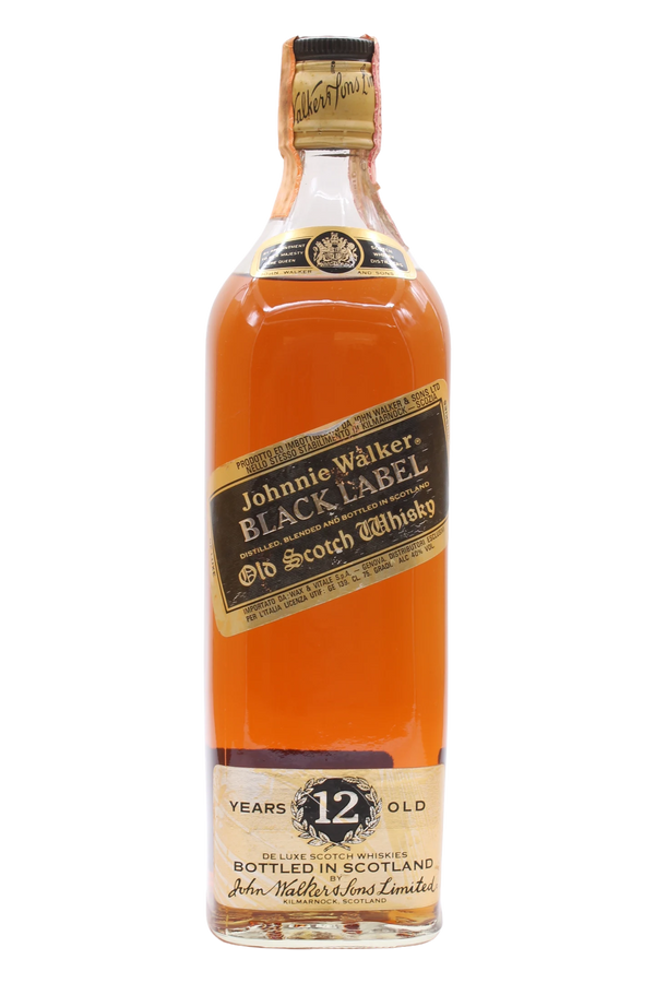 Johnnie Walker Black Label 12 Year Old Wax & Vitale Import