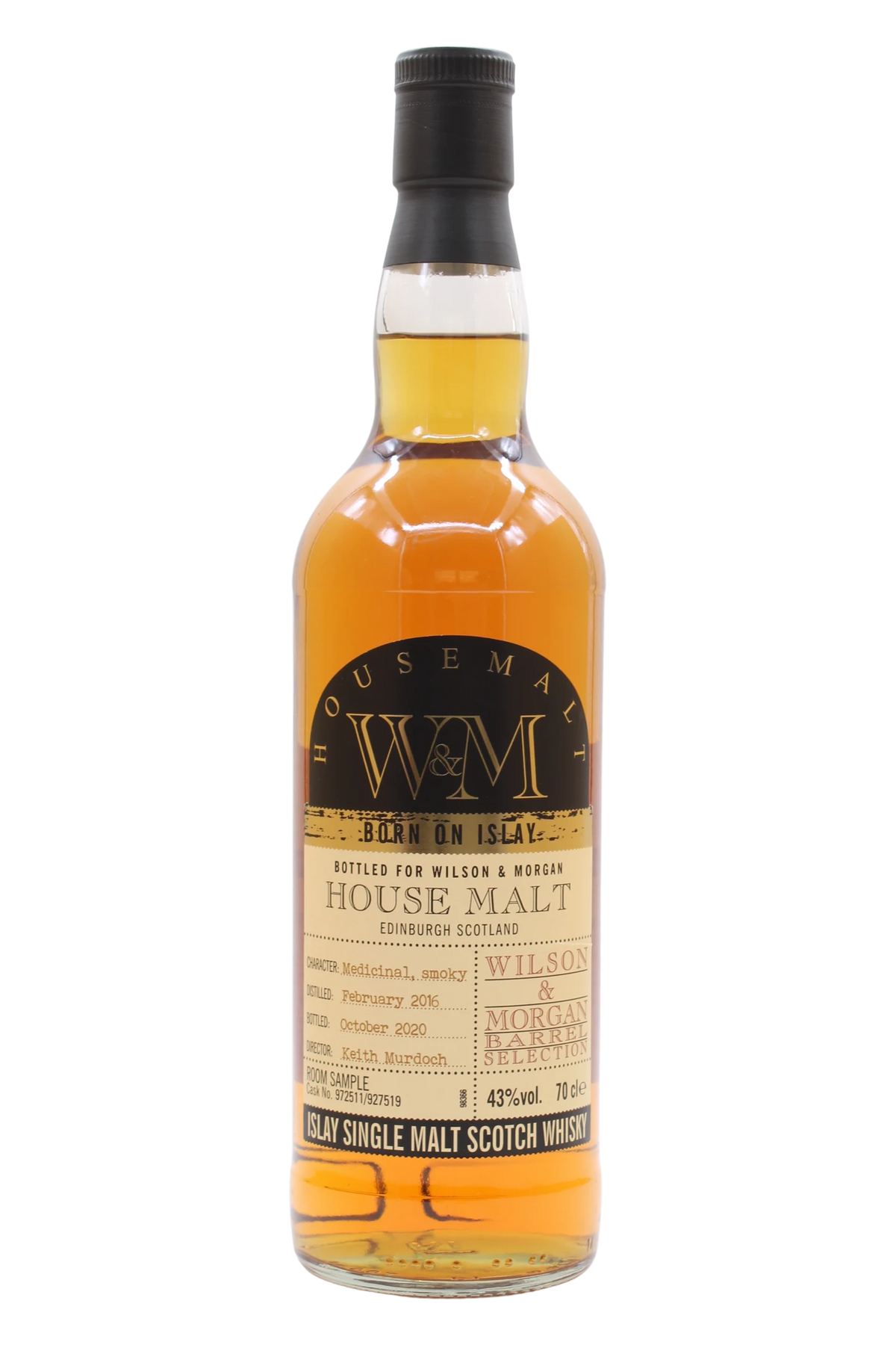 Bottiglia di House Malt Born on Islay 2016 Wilson & Morgan Barrel Selection