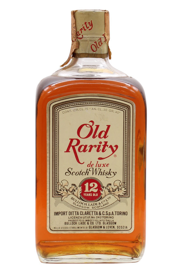 Old Rarity 12 Year Old De Luxe Scotch Whisky Bulloch Lade