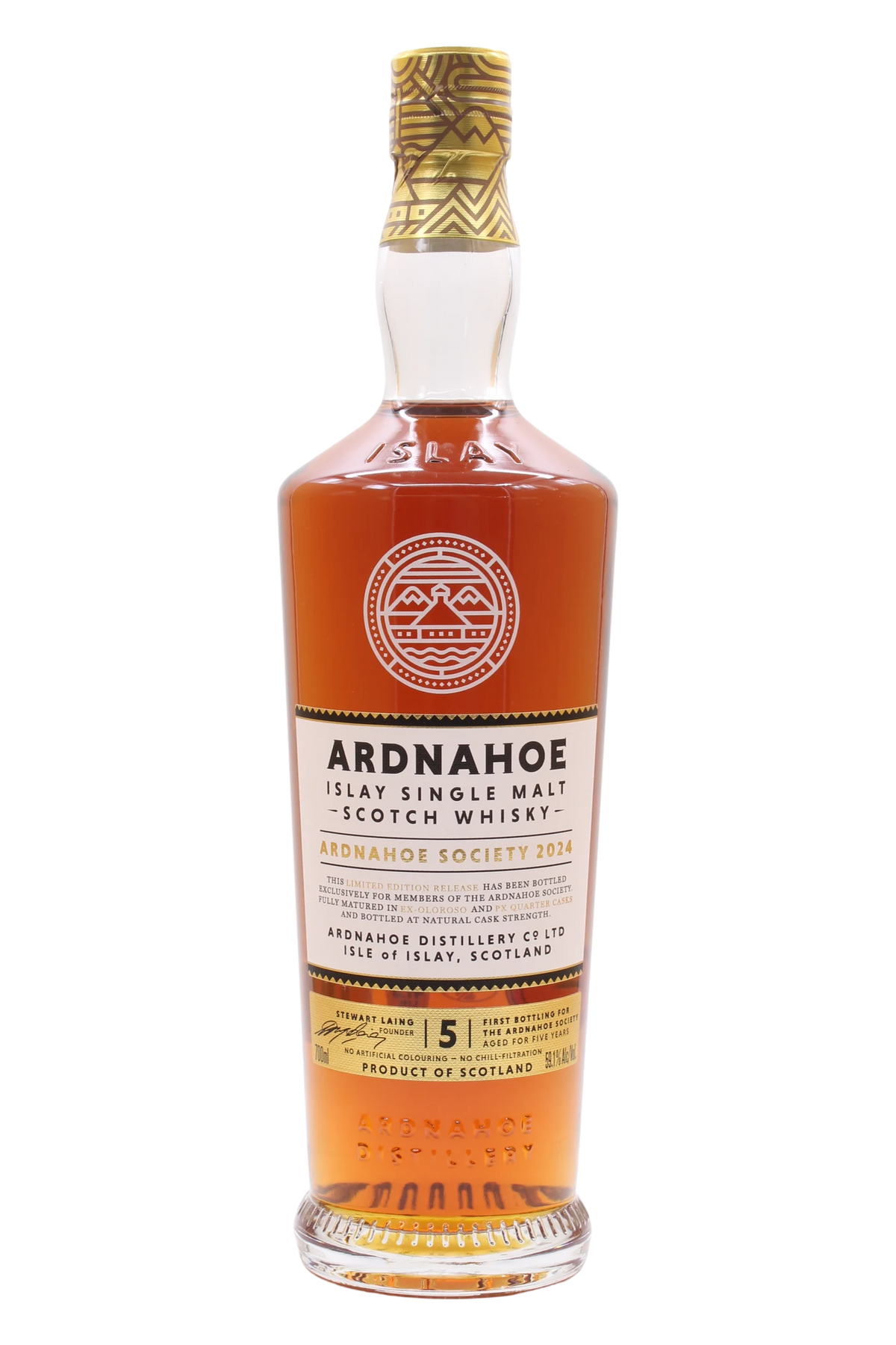 Bottle of Ardnahoe 5 Year Old Ardnahoe Society 2024