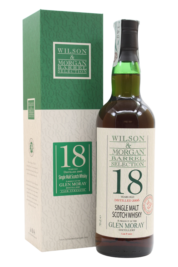 Glen Moray 18 Year Old 2006 Wilson & Morgan 1st Fill Oloroso Finish