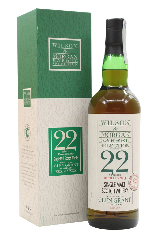 Glen Grant 22 Year Old 2003 Wilson & Morgan 1st Fill Oloroso Finish