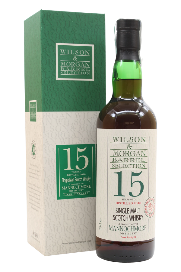 Mannochmore 15 Year Old 2010 Wilson & Morgan 1st Fill Oloroso Finish