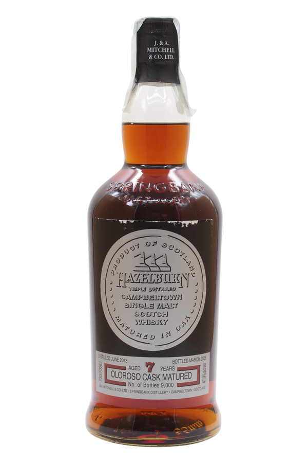 Hazelburn 7 Year Old 2018 Oloroso Cask Matured