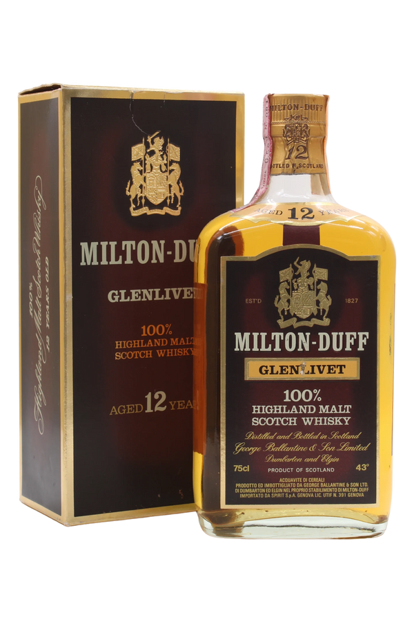 Milton-Duff Glenlivet 12 Year Old Highland Malt