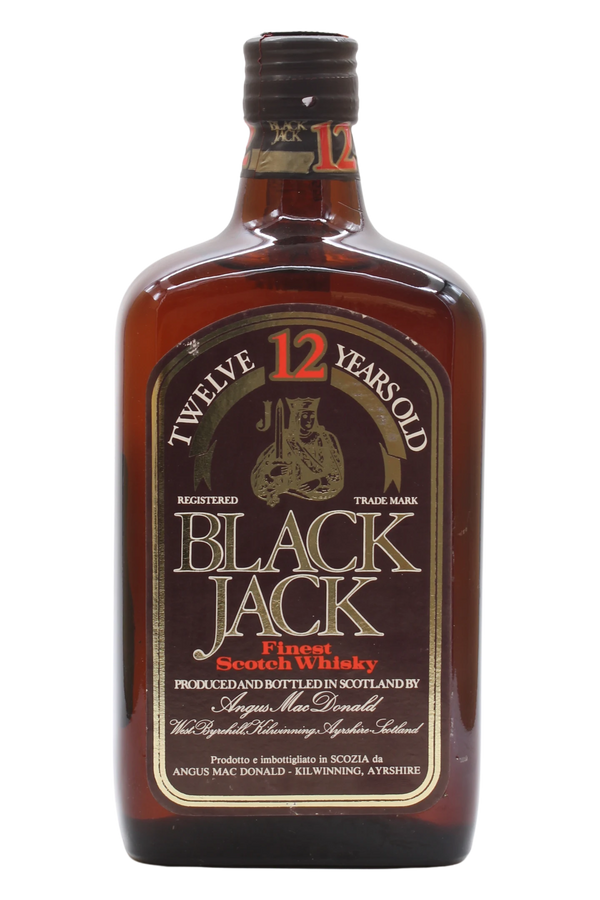 Black Jack 12 Year Old Finest Scotch Whisky Angus MacDonald