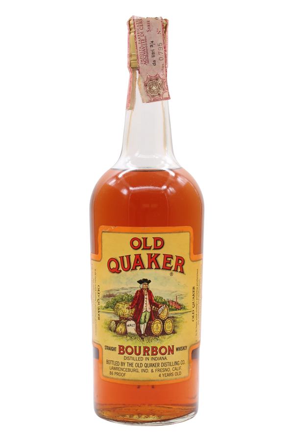 Old Quaker 4 Year Old Straight Bourbon Whiskey