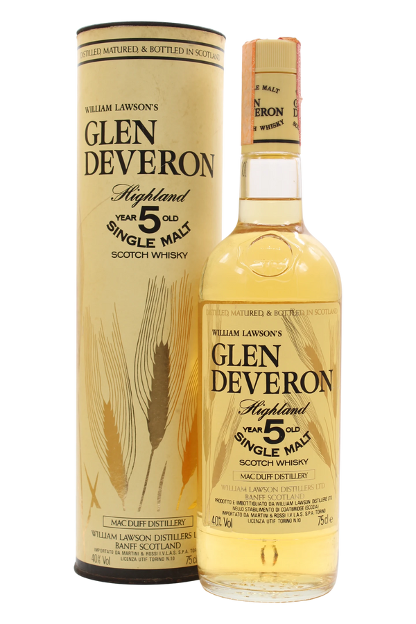Glen Deveron 5 Year Old Highland Single Malt William Lawson's